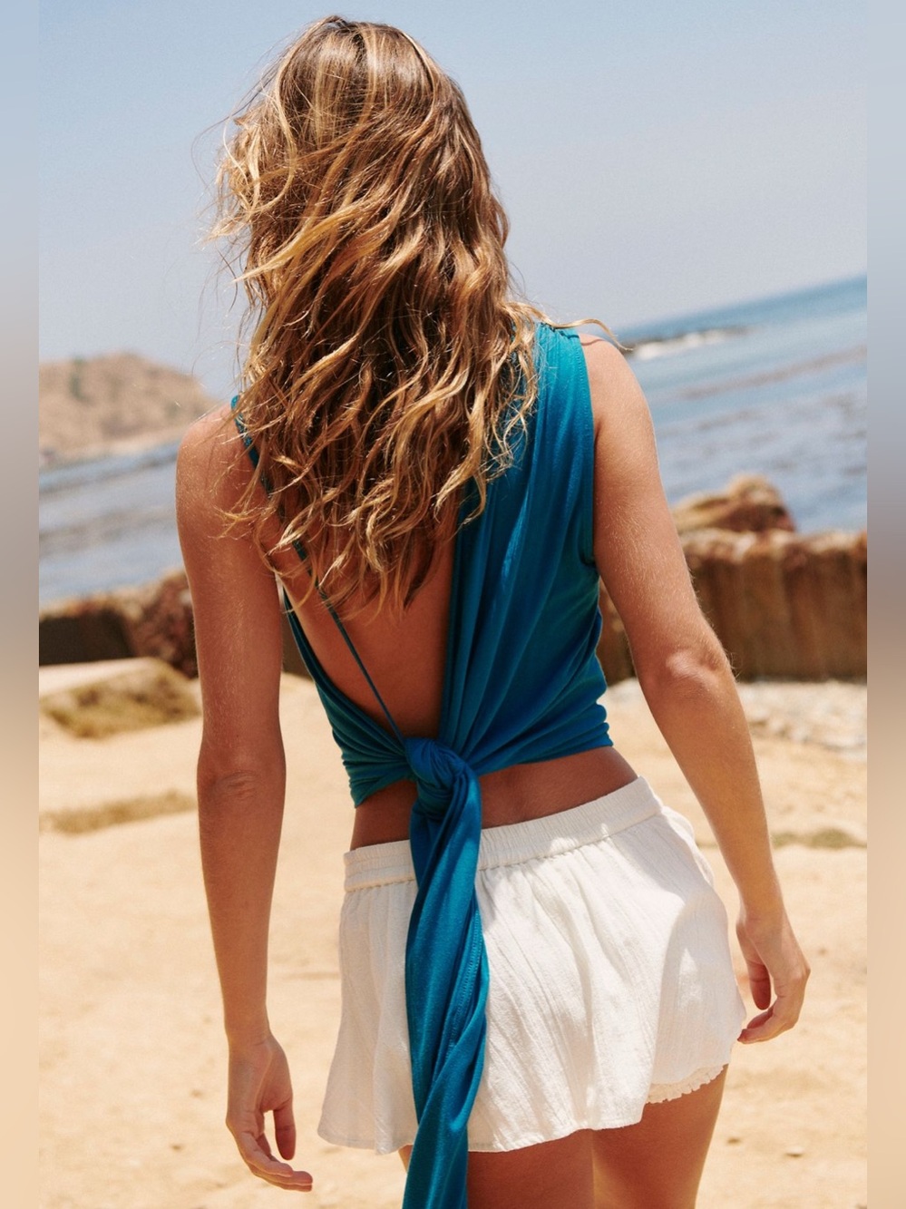 free-est | Tan Regina Top